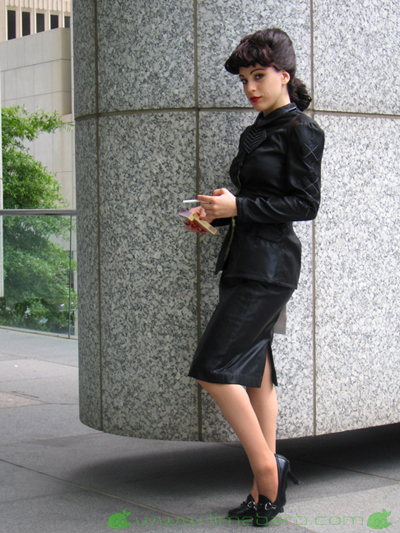 Rachael of BladeRunner, costume by limebarb.com. Photo by Jia, 2006